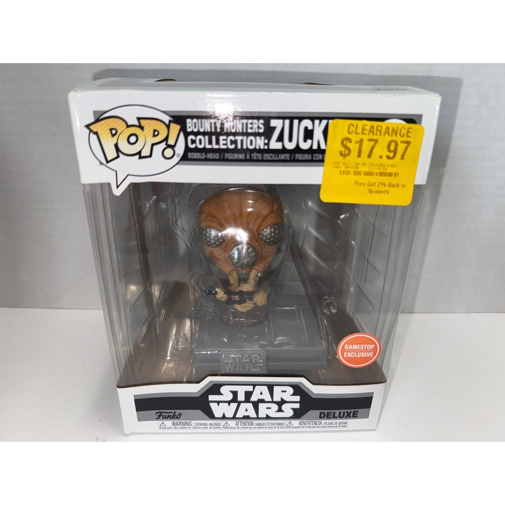 Funko Pop Star Wars Zuckuss 441 Bounty Hunters Collection GameStop Exclusive New